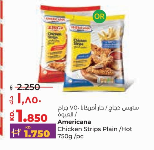 AMERICANA Chicken Strips available at Lulu Hypermarket  in Kuwait - Kuwait City