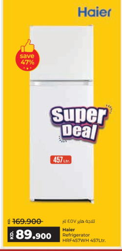 HAIER Refrigerator available at Lulu Hypermarket  in Kuwait - Kuwait City