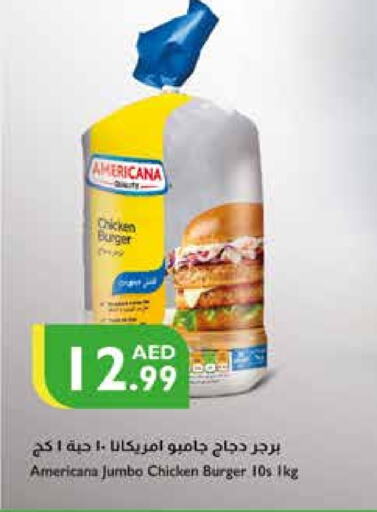 AMERICANA Chicken Burger available at Istanbul Supermarket in UAE - Abu Dhabi