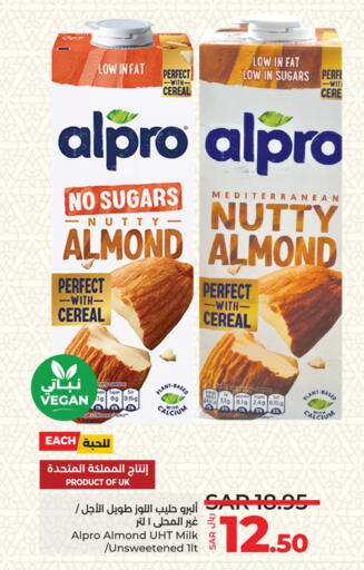 ALPRO Long Life / UHT Milk available at LULU Hypermarket in KSA, Saudi Arabia, Saudi - Riyadh