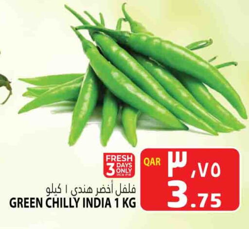 Chilli / Capsicum from India available at Marza Hypermarket in Qatar - Al Daayen