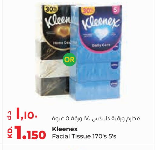 KLEENEX available at Lulu Hypermarket  in Kuwait - Kuwait City