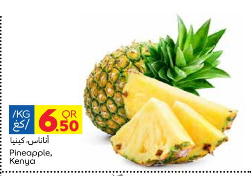 Pineapple available at Carrefour in Qatar - Al-Shahaniya