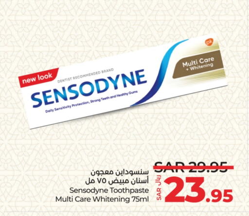 SENSODYNE Toothpaste available at LULU Hypermarket in KSA, Saudi Arabia, Saudi - Riyadh