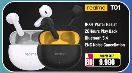 REALME Earphone available at iMart Bahrain in Bahrain