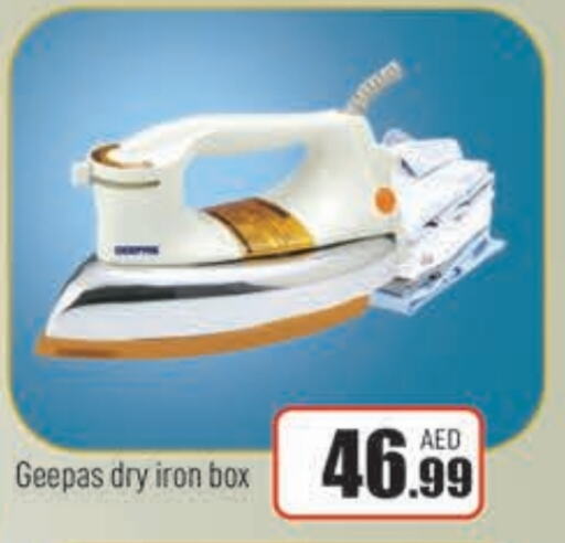 GEEPAS Ironbox available at AL MADINA in UAE - Sharjah / Ajman