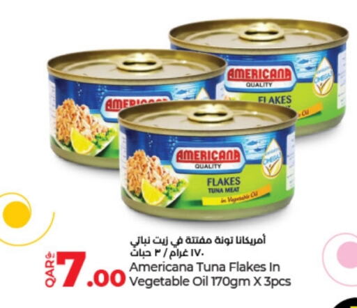 AMERICANA Tuna - Canned available at LuLu Hypermarket in Qatar - Al Daayen