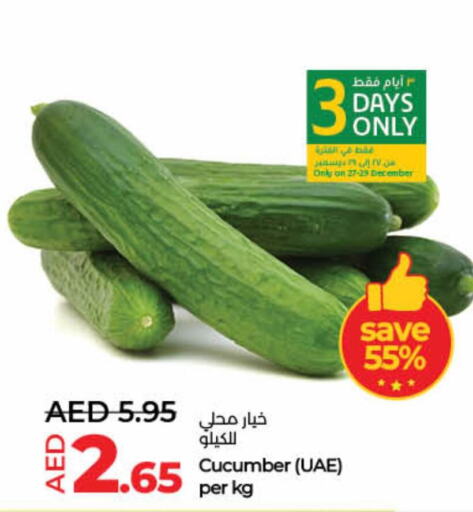 Cucumber available at Lulu Hypermarket in UAE - Umm al Quwain