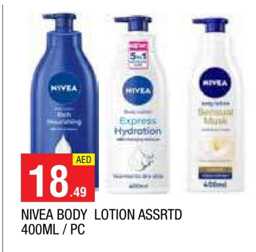 Nivea Body Lotion & Cream available at AL MADINA in UAE - Sharjah / Ajman