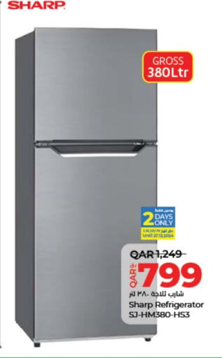 SHARP Refrigerator available at LuLu Hypermarket in Qatar - Al-Shahaniya