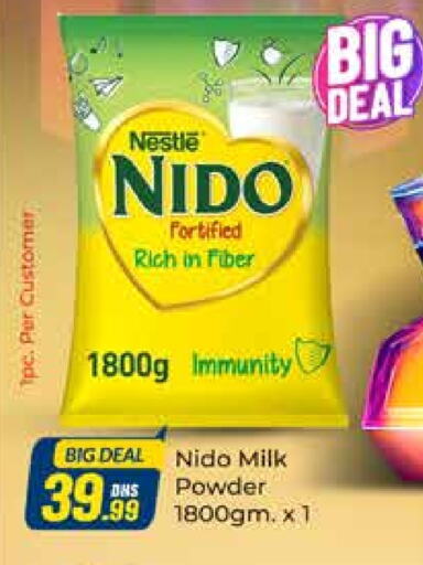 NIDO Milk Powder available at Azhar Al Madina Hypermarket in UAE - Abu Dhabi