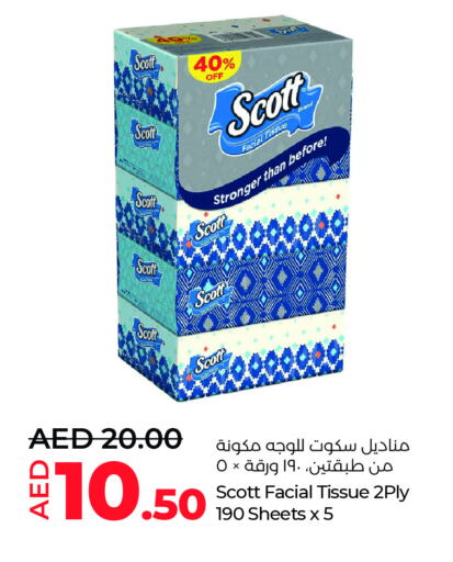 SCOTT available at Lulu Hypermarket in UAE - Al Ain