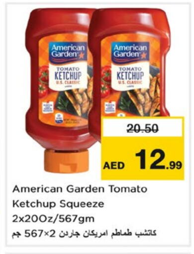 AMERICAN GARDEN Tomato Ketchup available at Nesto Hypermarket in UAE - Fujairah