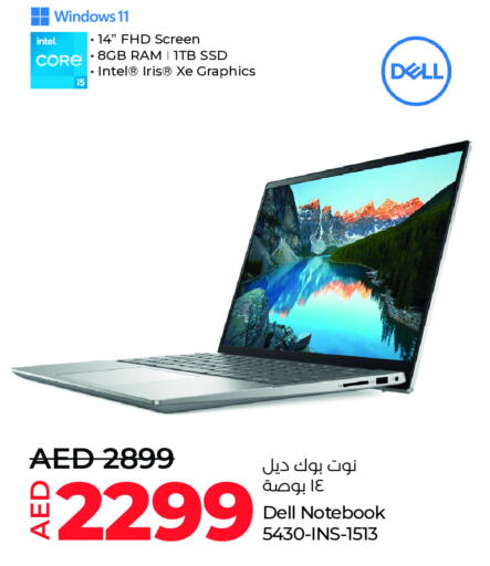 DELL Laptop available at Lulu Hypermarket in UAE - Al Ain