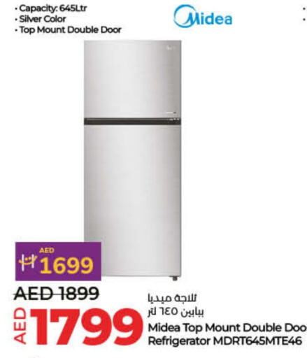 MIDEA Refrigerator available at Lulu Hypermarket in UAE - Umm al Quwain