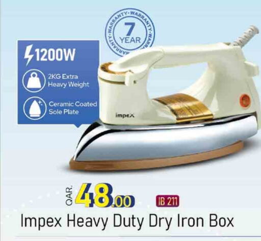 IMPEX Ironbox available at Rawabi Hypermarkets in Qatar - Al Rayyan