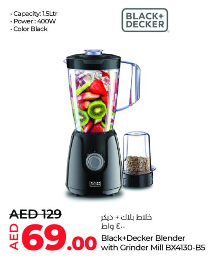 BLACK+DECKER Mixer / Grinder available at Lulu Hypermarket in UAE - Al Ain