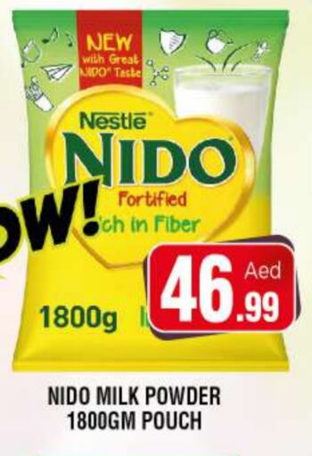 NIDO Milk Powder available at Ain Al Madina Hypermarket in UAE - Sharjah / Ajman