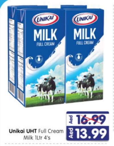 UNIKAI Long Life / UHT Milk available at Al Madina Hypermarket in UAE - Abu Dhabi