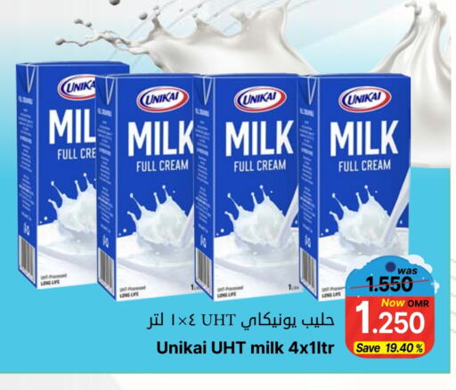 UNIKAI Long Life / UHT Milk available at Al Qoot Hypermarket in Oman - Muscat