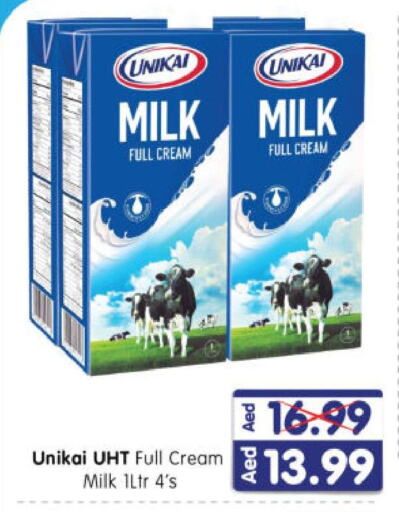 UNIKAI Long Life / UHT Milk available at Al Madina Hypermarket in UAE - Abu Dhabi