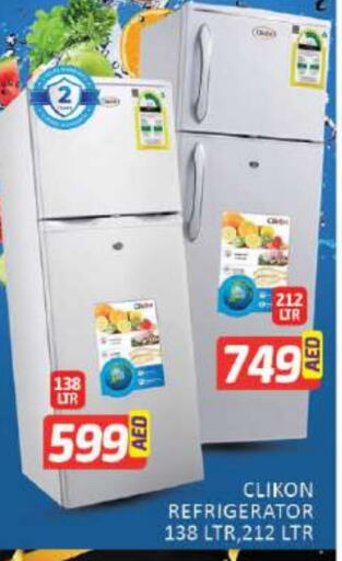 CLIKON Refrigerator available at Mango Hypermarket LLC in UAE - Dubai