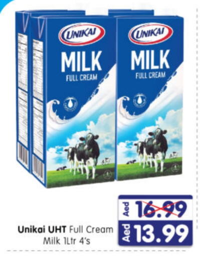 UNIKAI Long Life / UHT Milk available at Al Madina Hypermarket in UAE - Abu Dhabi