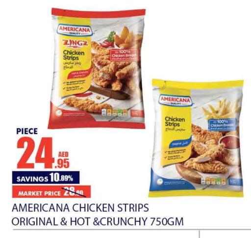 AMERICANA Chicken Strips available at Bismi Wholesale in UAE - Dubai