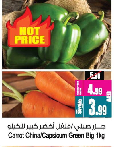 Chilli / Capsicum from China available at Ansar Mall in UAE - Sharjah / Ajman