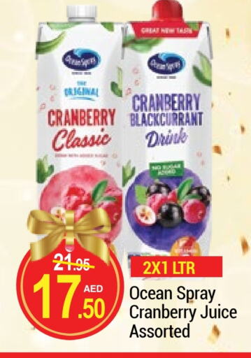 OCEAN SPRAY available at NEW W MART SUPERMARKET  in UAE - Dubai