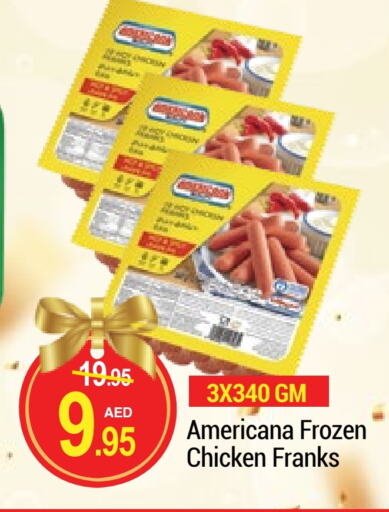 AMERICANA Chicken Franks available at NEW W MART SUPERMARKET  in UAE - Dubai