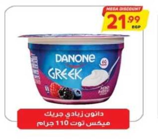 DANONE Greek Yoghurt  in El.Husseini supermarket  in Egypt - Cairo