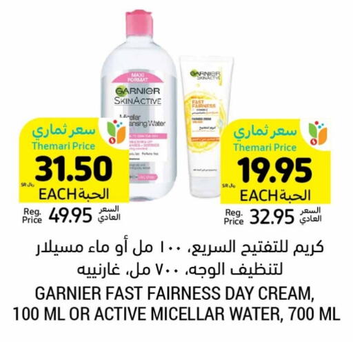 GARNIER Face Cream  in Tamimi Market in KSA, Saudi Arabia, Saudi - Dammam