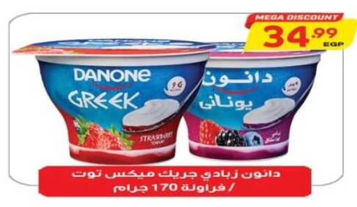 DANONE Greek Yoghurt  in El.Husseini supermarket  in Egypt - Cairo