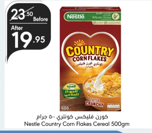 NESTLE COUNTRY Corn Flakes  in Manuel Market in KSA, Saudi Arabia, Saudi - Riyadh