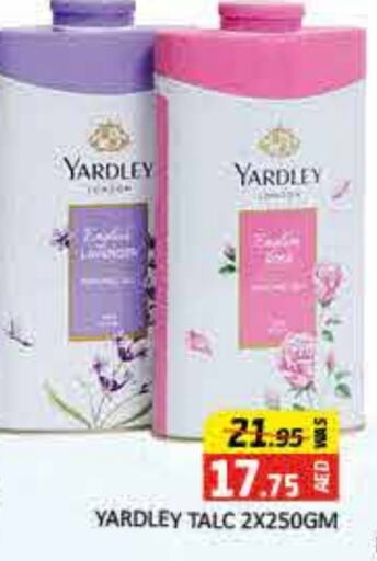 YARDLEY Talcum Powder available at Mango Hypermarket LLC in UAE - Dubai