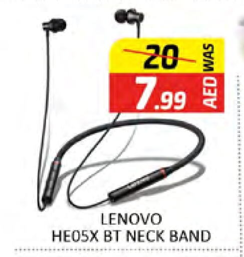 LENOVO Earphone available at Al Madina  in UAE - Dubai