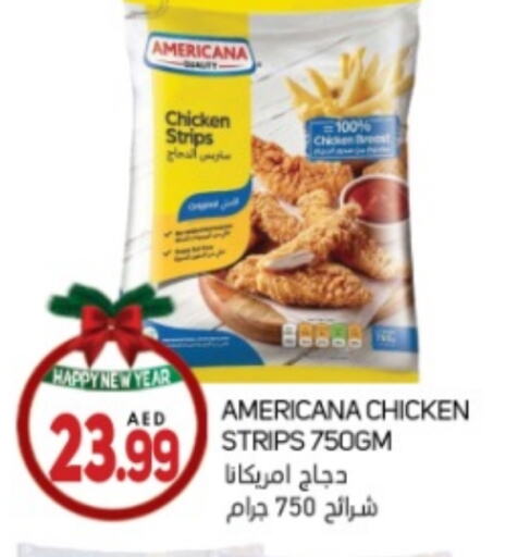 AMERICANA Chicken Strips available at Souk Al Mubarak Hypermarket in UAE - Sharjah / Ajman