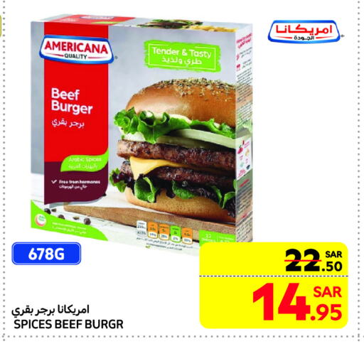 AMERICANA Chicken Burger available at Carrefour Market in KSA, Saudi Arabia, Saudi - Riyadh