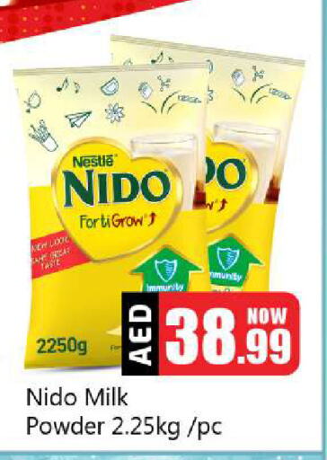 NIDO Milk Powder available at Souk Al Mubarak Hypermarket in UAE - Sharjah / Ajman