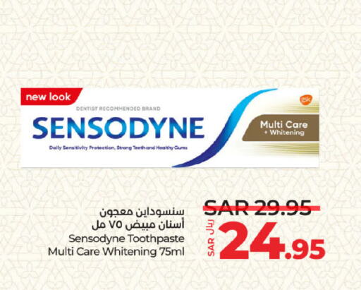 SENSODYNE Toothpaste available at LULU Hypermarket in KSA, Saudi Arabia, Saudi - Riyadh