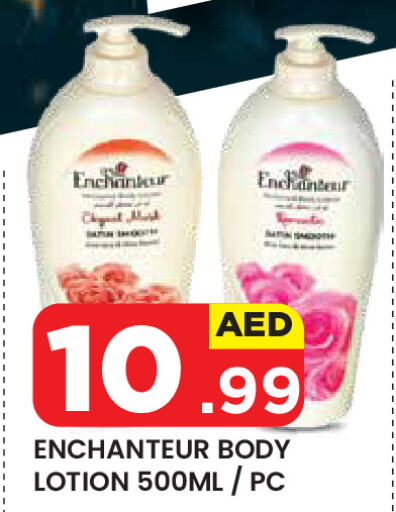 Enchanteur Body Lotion & Cream available at Baniyas Spike  in UAE - Al Ain