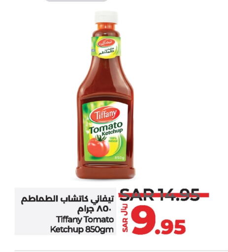 TIFFANY Tomato Ketchup available at LULU Hypermarket in KSA, Saudi Arabia, Saudi - Yanbu