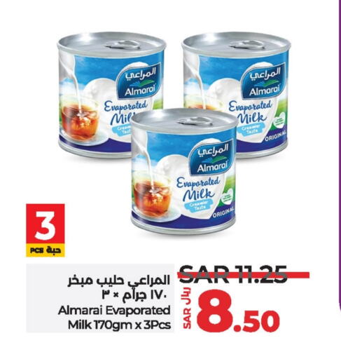 ALMARAI Evaporated Milk available at LULU Hypermarket in KSA, Saudi Arabia, Saudi - Jeddah