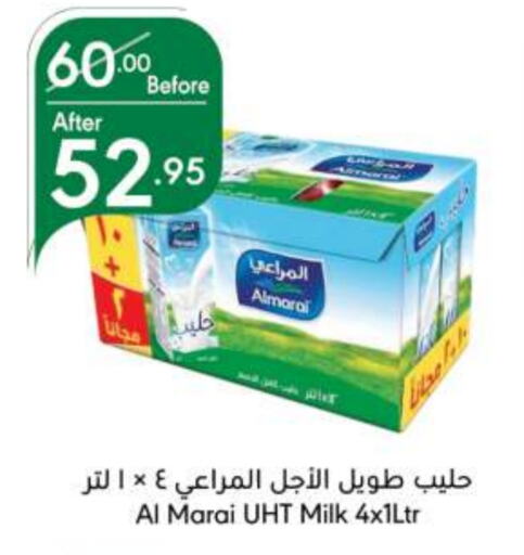 ALMARAI Long Life / UHT Milk available at Manuel Market in KSA, Saudi Arabia, Saudi - Riyadh