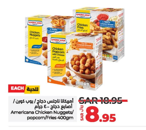 AMERICANA Chicken Fingers available at LULU Hypermarket in KSA, Saudi Arabia, Saudi - Al Hasa