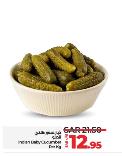 Cucumber from India available at LULU Hypermarket in KSA, Saudi Arabia, Saudi - Khamis Mushait