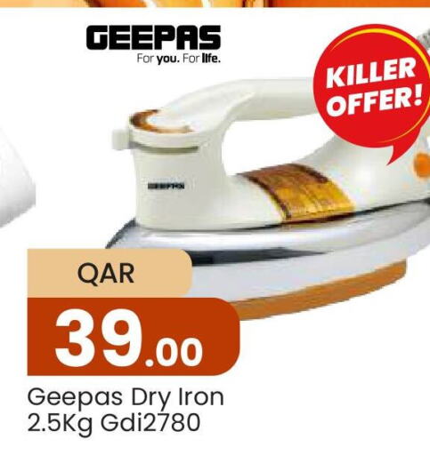 GEEPAS Ironbox  in Paris Hypermarket in Qatar - Al-Shahaniya