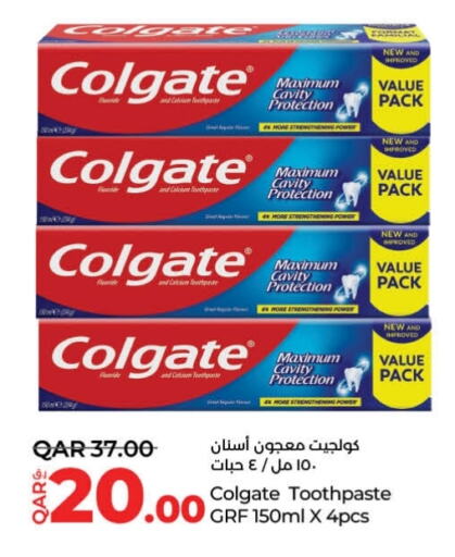 COLGATE Toothpaste  in LuLu Hypermarket in Qatar - Al Shamal