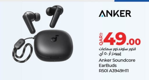 Anker Earphone  in LuLu Hypermarket in Qatar - Al Shamal